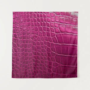 Roze krokodille huidtextuur wandkleed