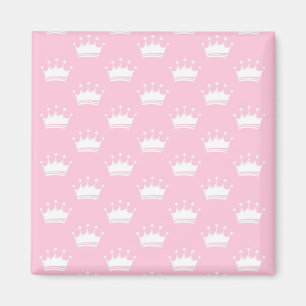 Roze kronen magneet