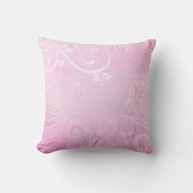 Roze kronkels kussen (Voorkant)