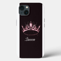 Roze kroon Case-Mate iPhone Case