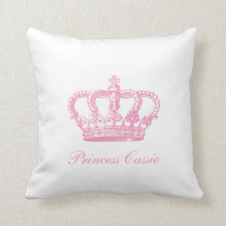 Roze kroon kussen
