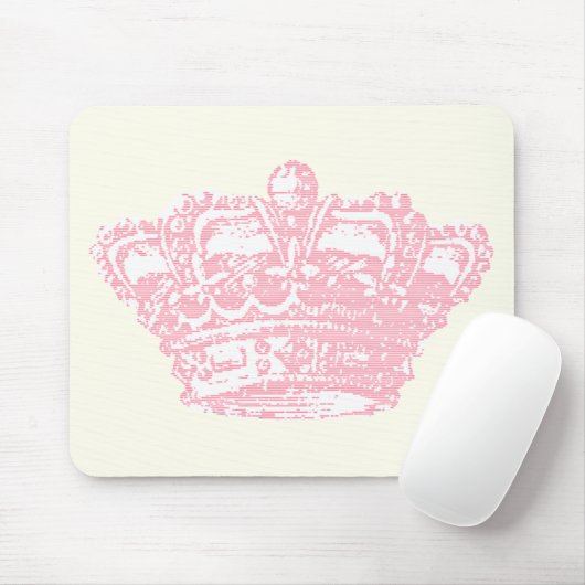 Roze kroon muismat (Met muis)