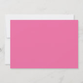 Roze kruisriddermeisje Baptisme Christening Kaart (Achterkant)