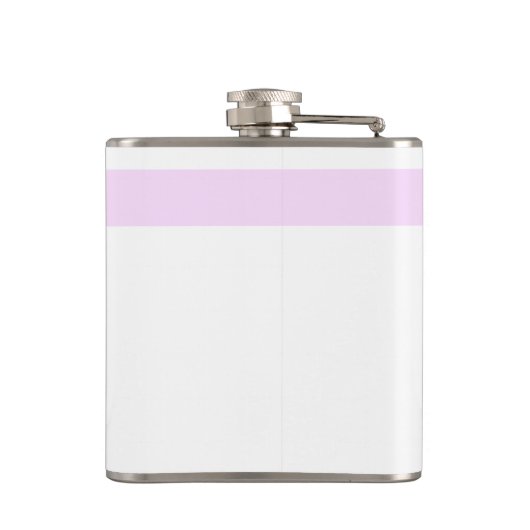 Roze kunst Baby Voetafdrukken oma om zwanger te zi Heupfles (Achterkant)