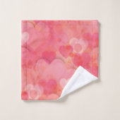 Roze kunstdromen bad handdoek (Wasdoekje)
