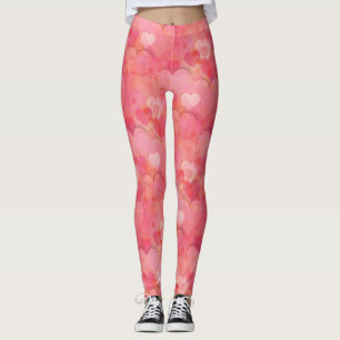 Roze kunstdromen leggings