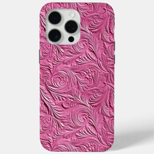 Roze kunstleder Case-Mate iPhone case (Achterkant)