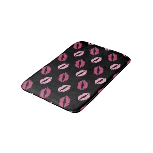 Roze Kusjes Badmat (Gekanteld)