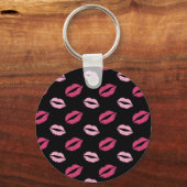Roze Kusjes Sleutelhanger (Voorkant)