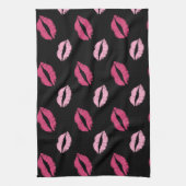 Roze Kusjes Theedoek (Verticaal)