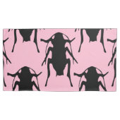 roze kussensloop kussen hoesje (Voorkant)