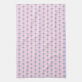 Roze kwal  theedoek (Verticaal)