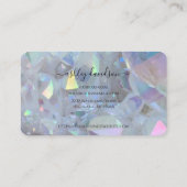  Roze Kwarts Crystal Visitekaartjes (Achterkant)