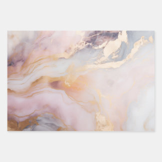 Roze Kwarts Mist Inpakpapier Vel