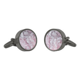 Roze kwartsgeest Lichaamsspiraalenergie Verbronsde Manchetknopen