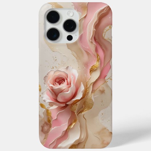 Roze kwartsgloed Case-Mate iPhone case (Achterkant)