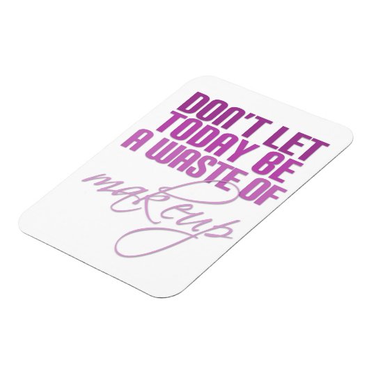 Roze laat vandaag geen verkwisting van make-up zij magneet (Linkerzijde)