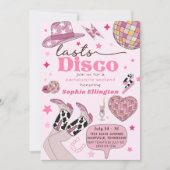 Roze Laatste Disco Bachelorette Nash Bash Kaart (Voorkant)