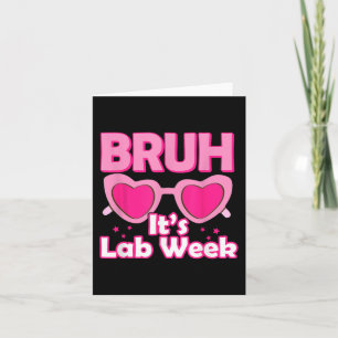 Roze Lab Week 2024 Medische Lab Wetenschap Lab Tec Kaart