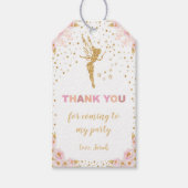 Roze Labels van de Birthday Gift Fairy Cadeaulabel (Voorkant)
