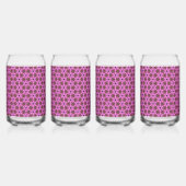Roze Labyrint Drinkware Set Blikvorm Glas (Links)