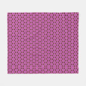Roze Labyrint Fleece Deken (Voorkant (Horizontaal))