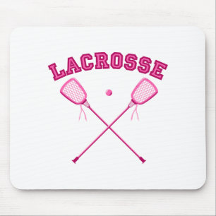 Roze Lacrosse Logo Muismat