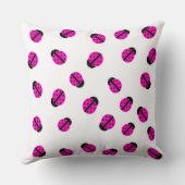 Roze Lady Bug Pillow Kussen (Achterkant)