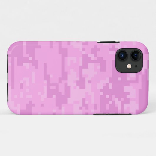 Roze Lady Digital Camo Pattern Case-Mate iPhone Case (Achterkant (horizontaal))