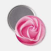 Roze Lady Roos Magnet Magneet (Voorkant / Achterkant)