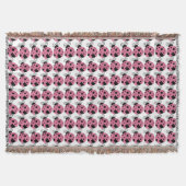Roze Ladybug Deken (Voorkant)