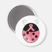 Roze Ladybug Magneet (Voorkant / Achterkant)