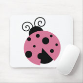 Roze Ladybug Muismat (Met muis)