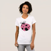 Roze Ladybug T-Shirt (Voorkant volledig)