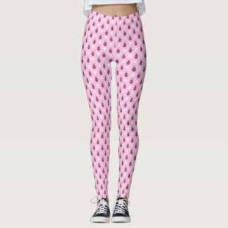 Roze Ladybugs Leggings