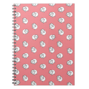 Roze lam notitieboek