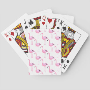 Roze lamingos 2 speelkaarten