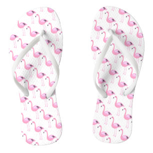 Roze lamingos 2 teenslippers