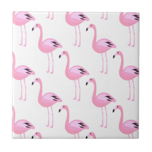 Roze lamingos 2 tegeltje