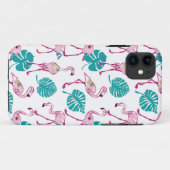 Roze lamingos Case-Mate iPhone case (Achterkant (horizontaal))