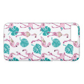 Roze lamingos Case-Mate iPhone case (Achterkant (Horizontaal))