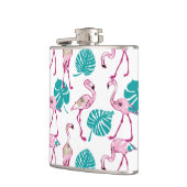 Roze lamingos heupfles (Links)