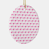 Roze lamingos keramisch ornament (Rechts)