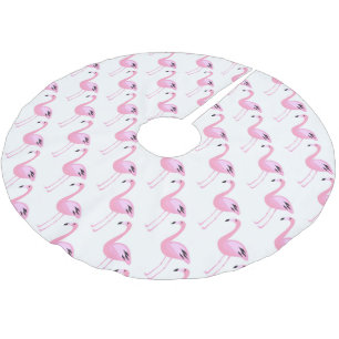 Roze lamingos kerstboom rok