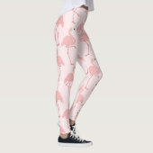 roze lamingos leggings (Rechts)