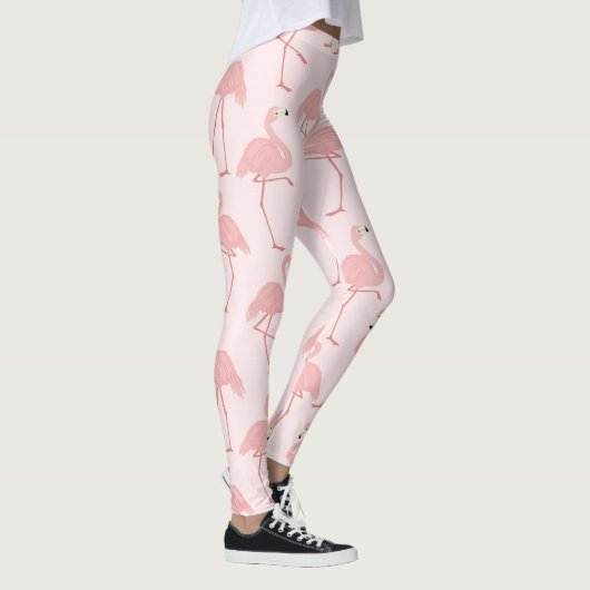 roze lamingos leggings (Rechts)