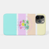 Roze lamingos met palmen, Namaste stranden, Koel Case-Mate iPhone Case (Achterkant (horizontaal))