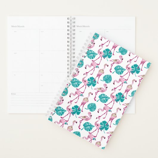 Roze lamingos planner (Display)