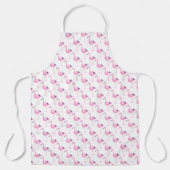 Roze lamingos schort (Voorkant)