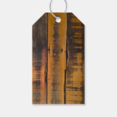 Roze Land Roos Cowboy laarzen Westerne bruiloft Cadeaulabel (Achterkant)